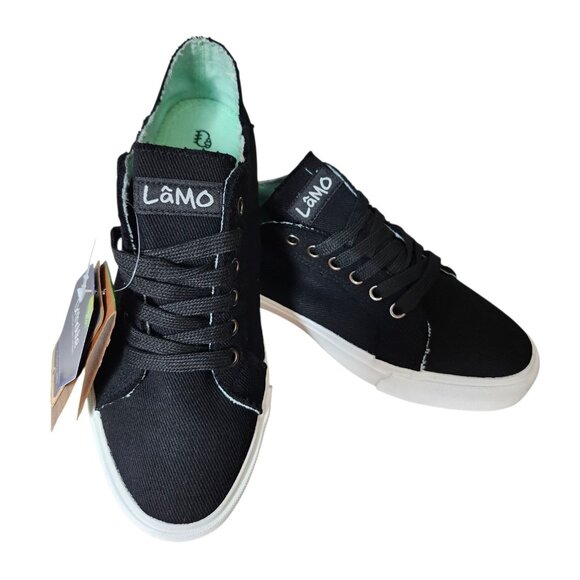 Lamo Vita II Women’s Size‎ 8 Black Canvas Walking Sneakers OrthoLite Insole NWT - Picture 9 of 16
